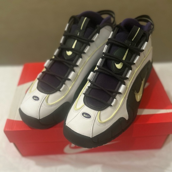 Nike Other - NIB Nike Air Max Penny 1 White Lemon Twist Purple Men's Shoes Sz 10 (FZ4043-100)